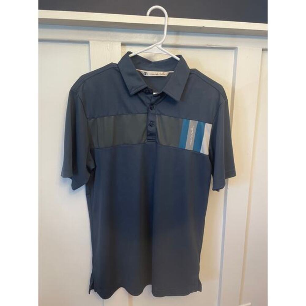 Travis Matthew Mens Short‎ Sleeve Performance Polo Medium Golf Classic Tennis